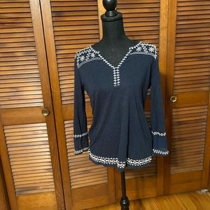 Lucky brand boho tunic top